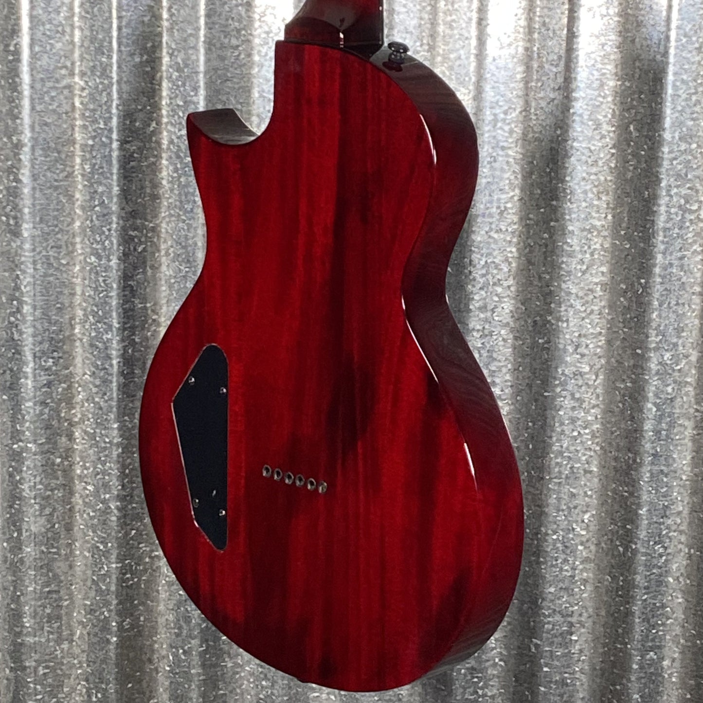 ESP LTD EC-201 Flat Top  See Thru Black Cherry Gutar EC201FTSTBC #0977 Used