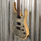 Westcreek Metal Rooted Spalted Blue Bolt On Hard Tail Guitar #600001 Used