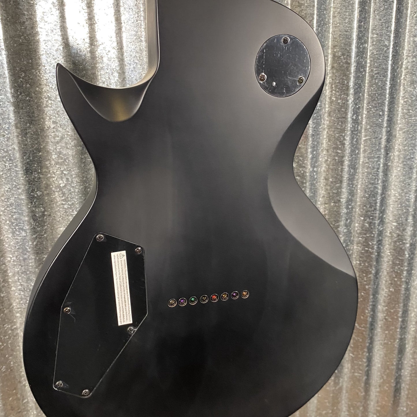 ESP LTD EC-258 8 String Black Satin Guitar EC258BLKS #1595  Used