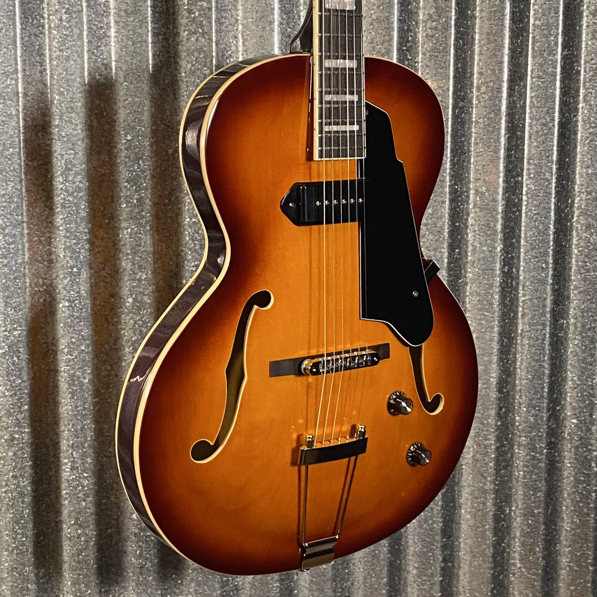 Grote P90 Jazz Hollow Body Guitar Vintage Sunburst #1919 Used