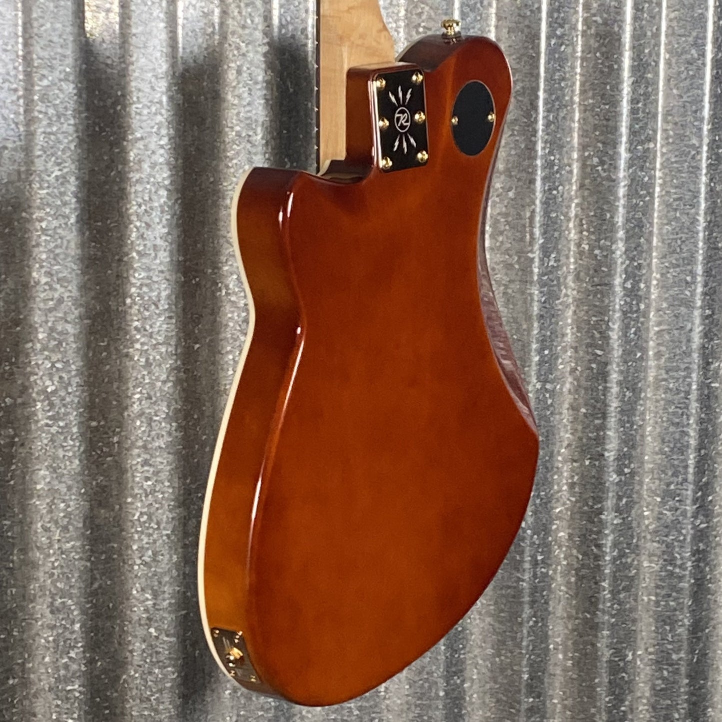 Reverend Charger RA FM Coffee Burst Flame Guitar #67631