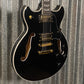 Westcreek Guitars 333 Semi Hollow Body Double Cutaway Black #0012  Used