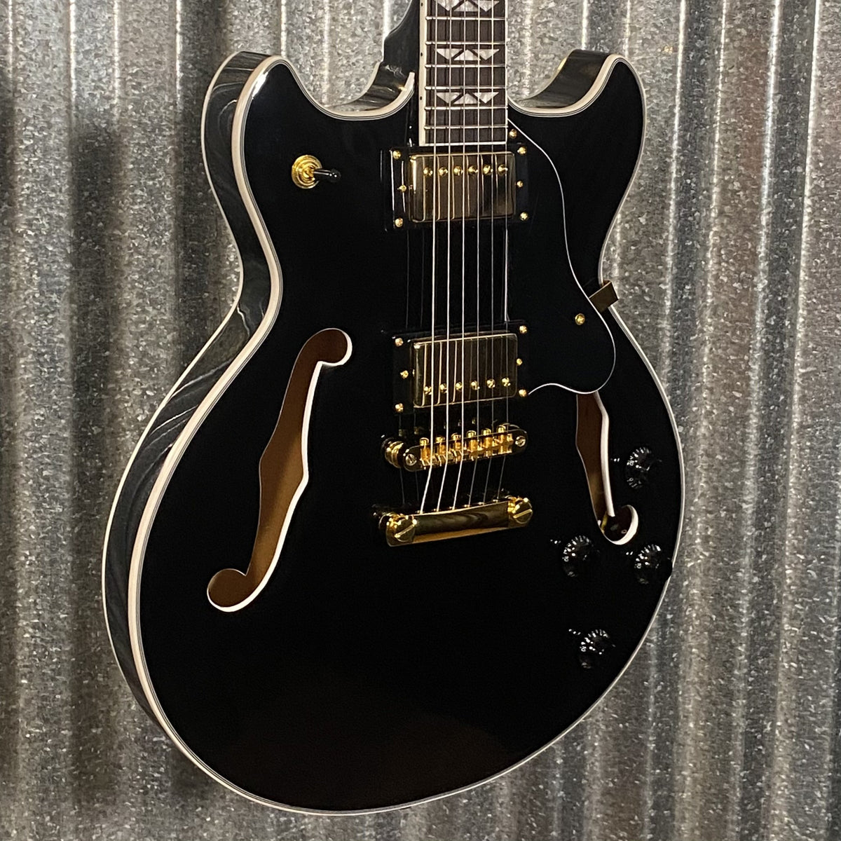 Westcreek Guitars 333 Semi Hollow Body Double Cutaway Black #0012  Used