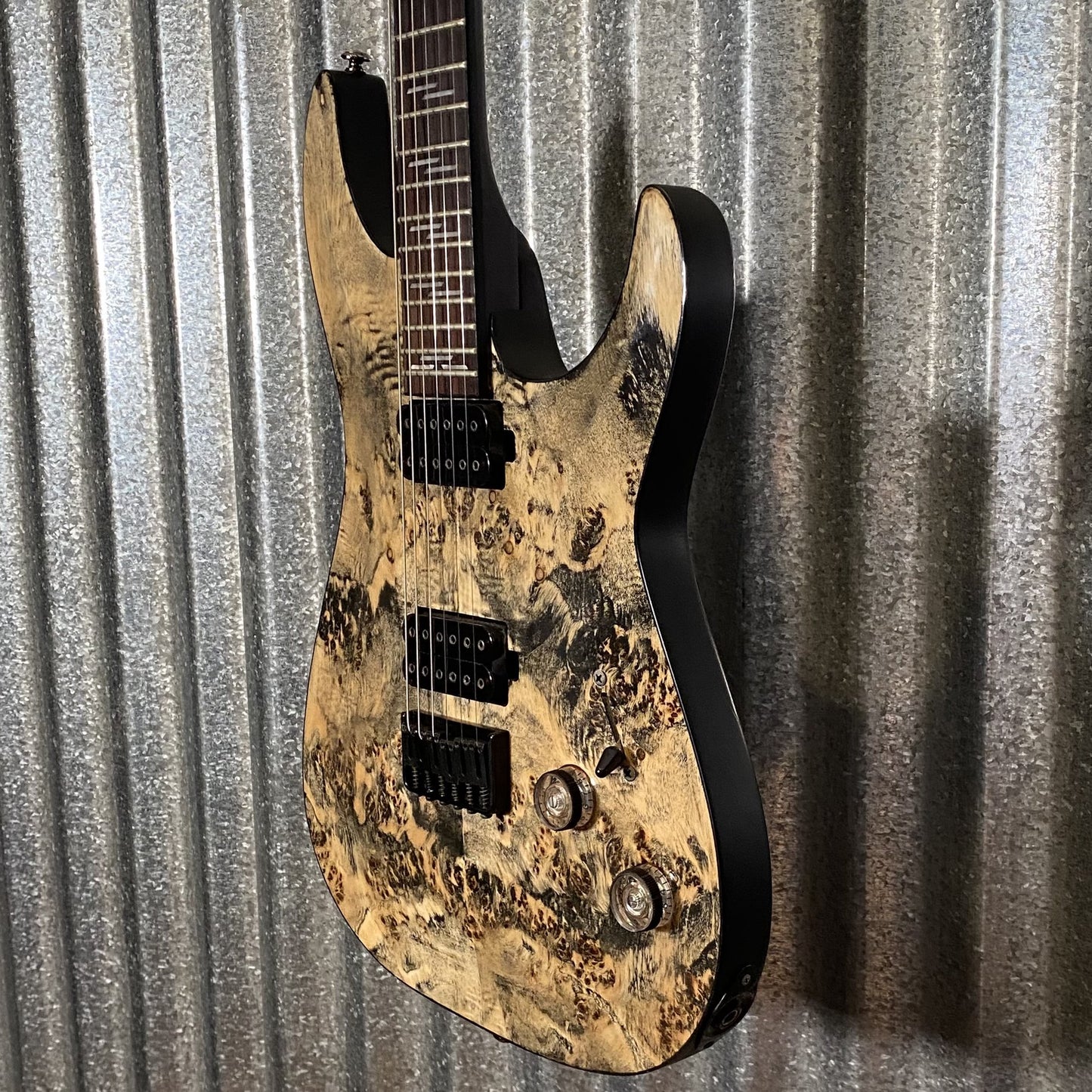 Schecter Omen Elite 6 Charcoal Guitar & Case #0948 Used