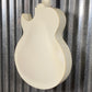 Glen Burton GE775 Chicago Hollow Body White Guitar #0000 Used
