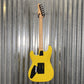 ESP LTD GL-200MT George Lynch Yellow Tiger Stripe Graphic Guitar LGL200MT #0131 Used