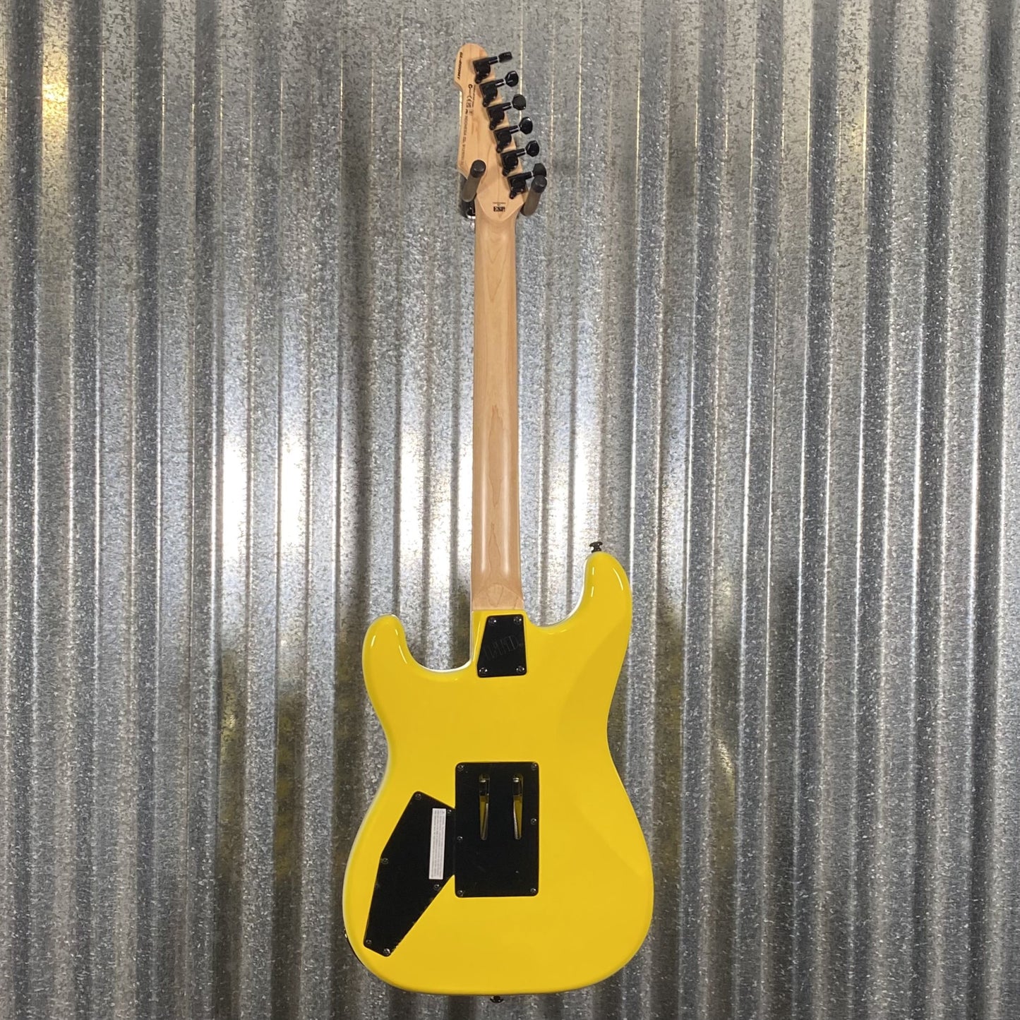 ESP LTD GL-200MT George Lynch Yellow Tiger Stripe Graphic Guitar LGL200MT #0131 Used