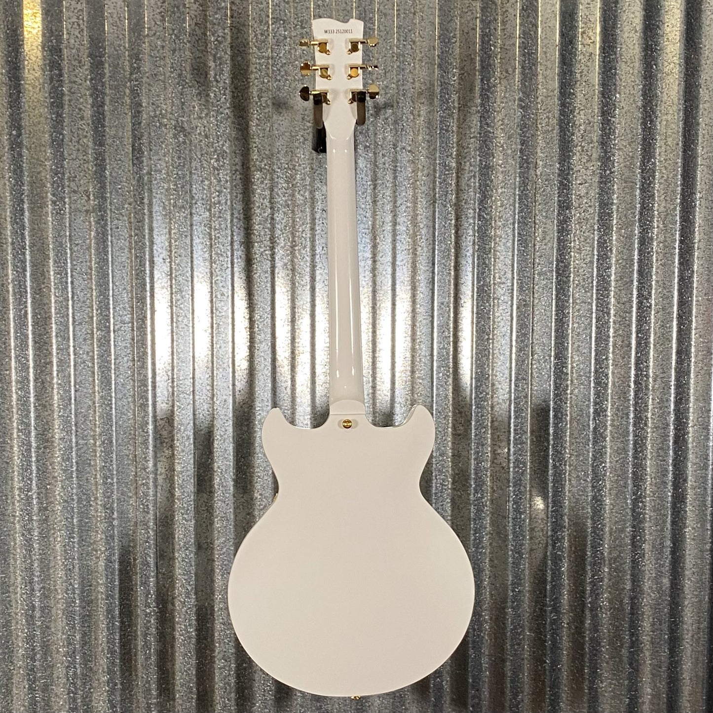 Westcreek Guitars 333 Semi Hollow Body Double Cutaway White #0011 Used