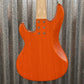 G&L USA Kiloton 5 Clear Orange Frost 5 String Bass & Case #2135 Used