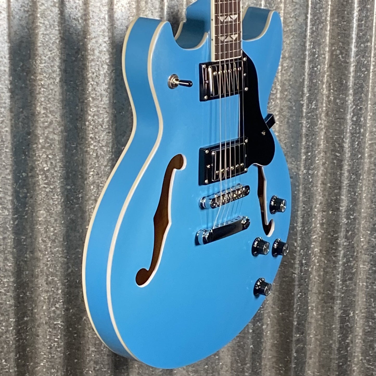 Westcreek Guitars 333 Semi Hollow Body Double Cutaway Blue #0087 Used
