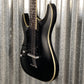 Schecter Damien Platinum 6 Flat Black Left Hand Guitar #3563 Used