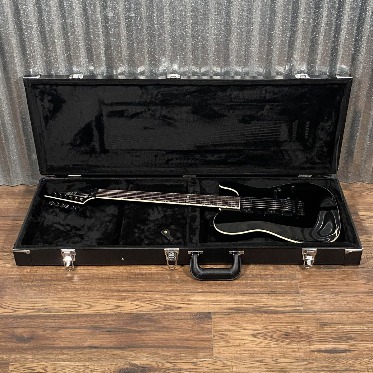 ESP LTD Eclipse '87 Seymour Duncan Floyd Rose Black Guitar LECLIPSE87BLK & Case #1109 Used