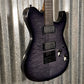 ESP LTD TH-1000 Evertune See Thru Black Sunburst Guitar & Case #1105 Used