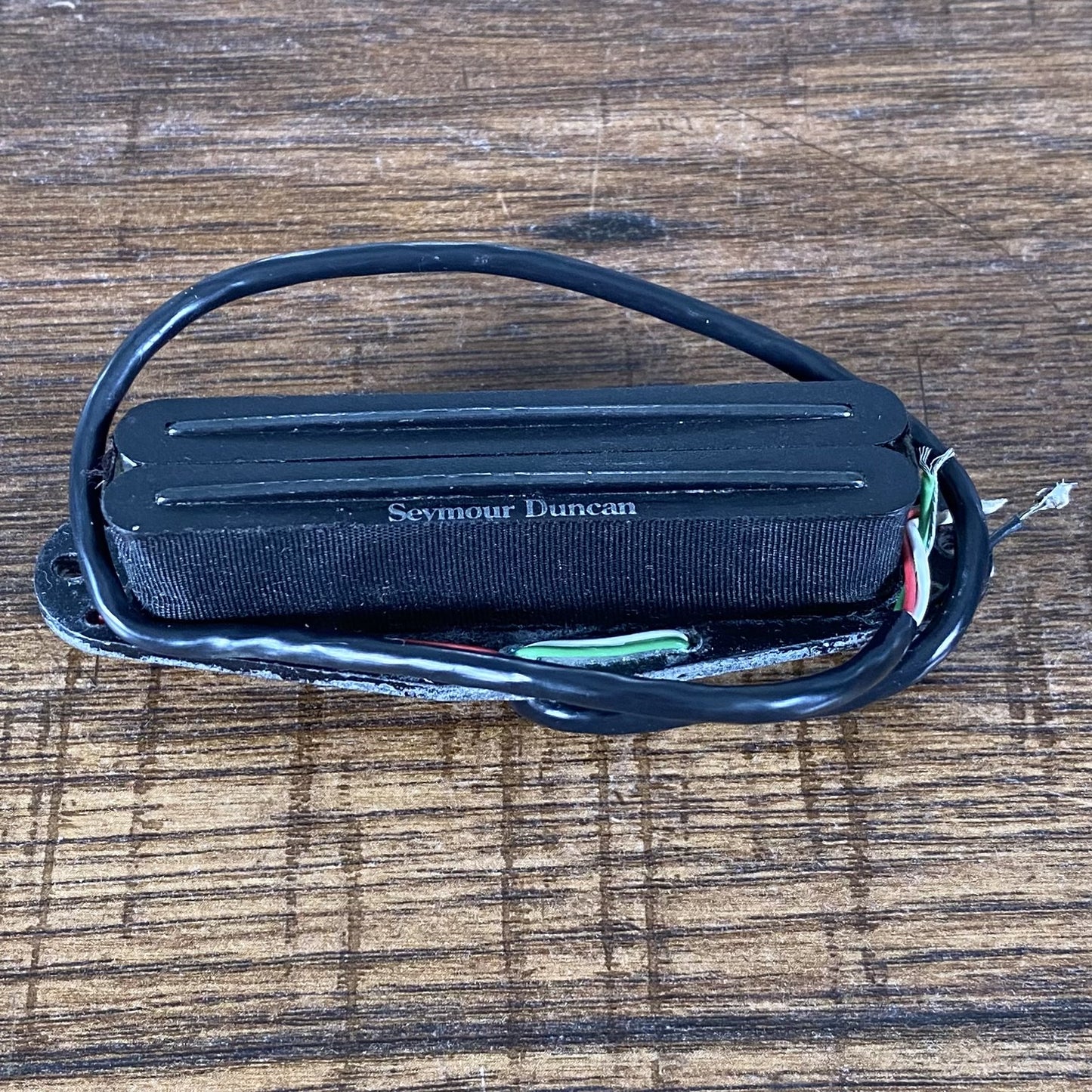 Seymour Duncan SHR-1 Hot Rails Strat Neck N Humbucker Guitar Pickup 4 Conductor Black Used