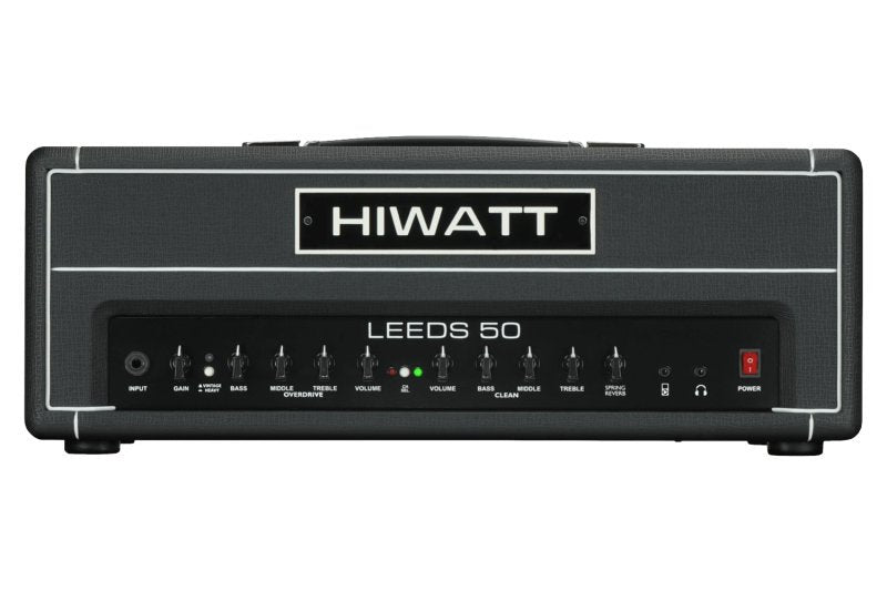 Hiwatt Leeds 50R 50 Watt 2 Channel Reverb Guitar Amplifier Head