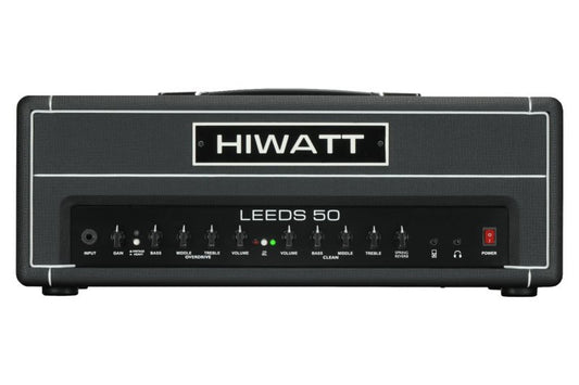 Hiwatt Leeds 50R 50 Watt 2 Channel Reverb Guitar Amplifier Head