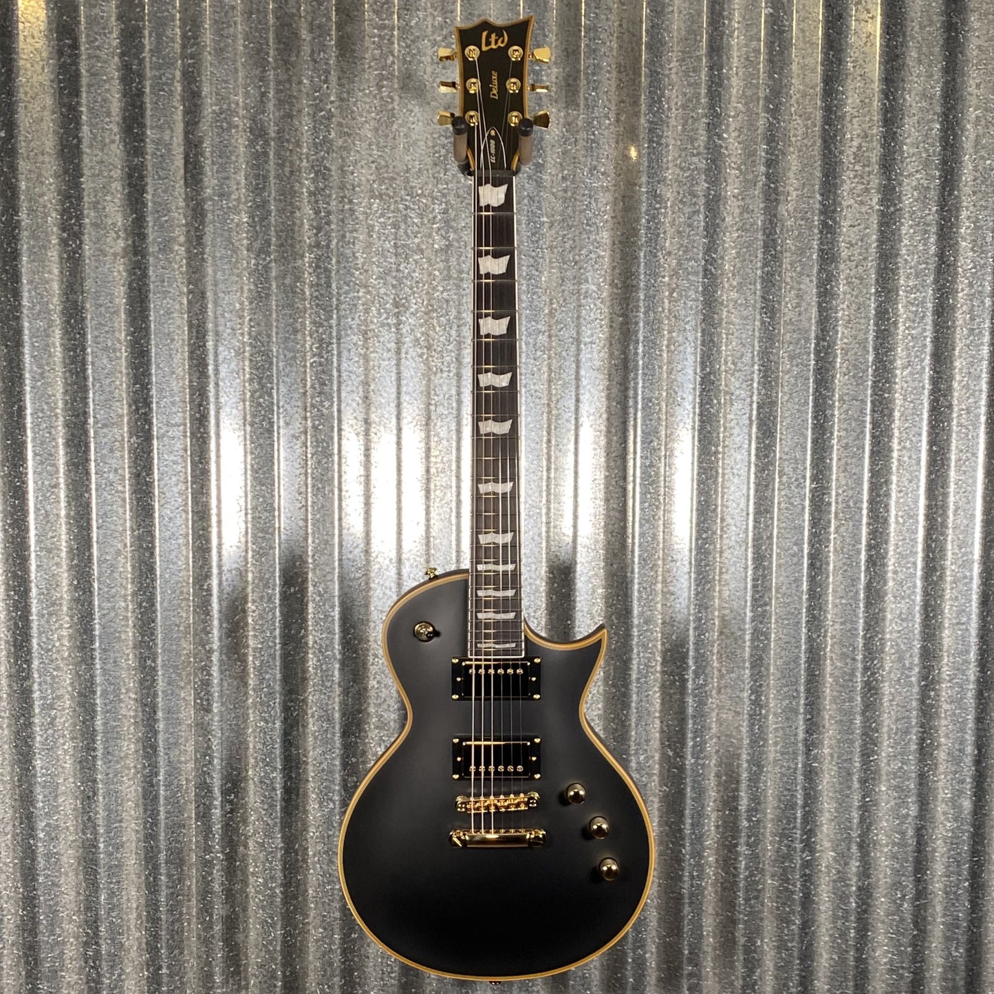 ESP LTD EC-1000 Vintage Black Seymour Duncan Guitar EC1000VBD #1559 Used