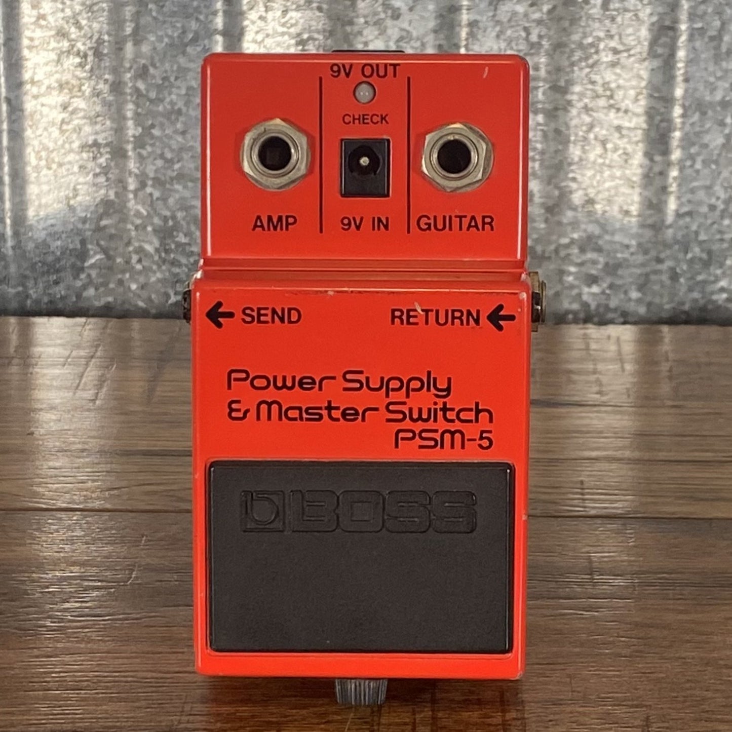 Boss PSM-5 Power Supply & Master Switch & PSA-120 Guitar Effect Pedal Japan 1983 Used