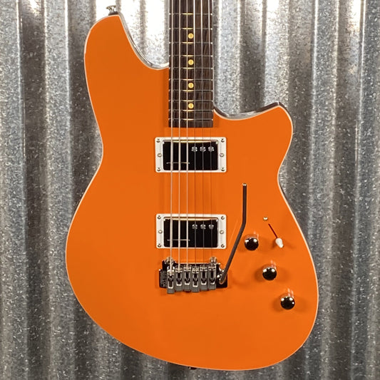 Reverend Descent Wilkinson Baked Orange Railhammer Baritone Guitar #70279 Blem
