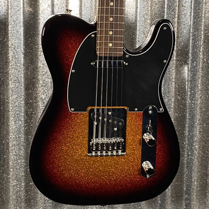 Fender LTD Ed Player II Telecaster Sparkle 3 Tone Sunburst Guitar & Bag #6811 Used