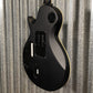 ESP LTD EC-1000 FR Floyd Rose Black Satin EMG Guitar & Case #1888 Used