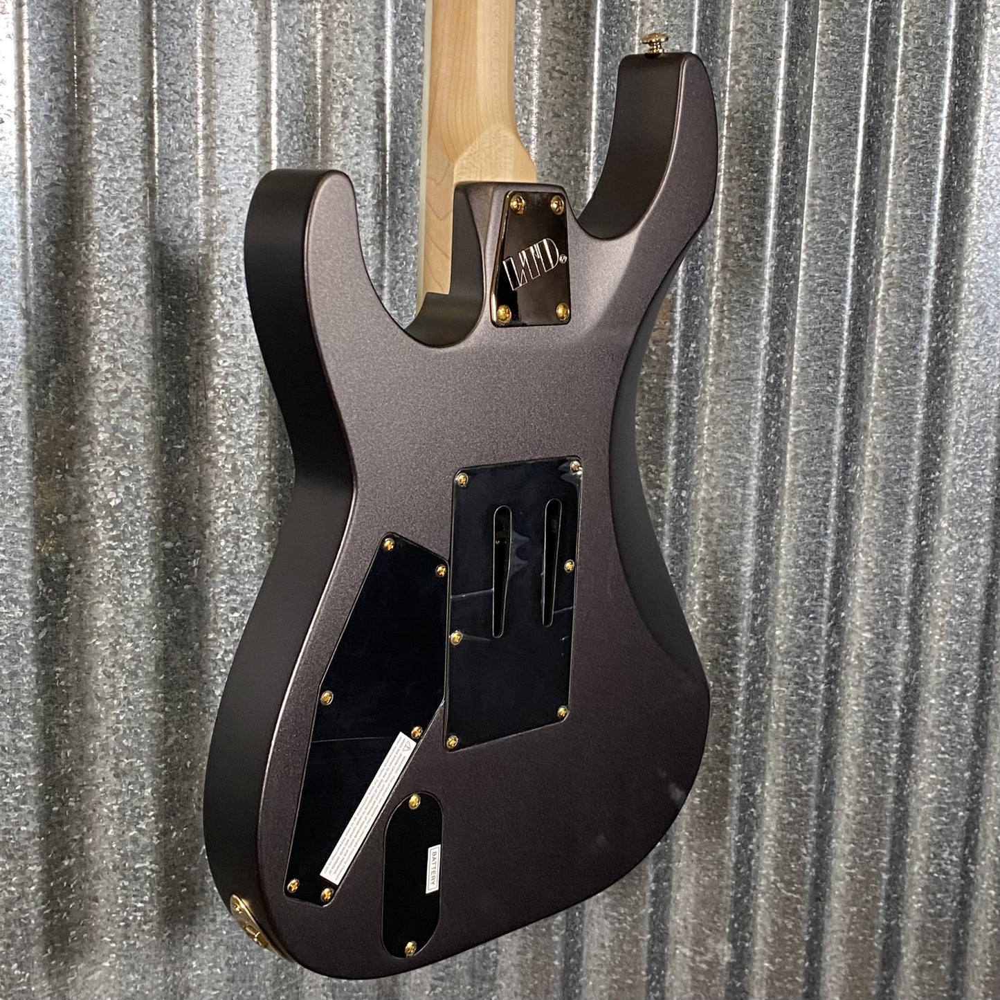 ESP LTD M-1001 Charcoal Metallic Satin Guitar & Case #0464 Used