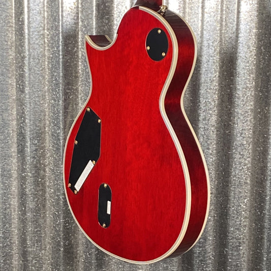 ESP LTD EC-1000T CMT Flame Top See Thru Black Cherry Guitar EC1000TCTMFMSTBC #1634 Used