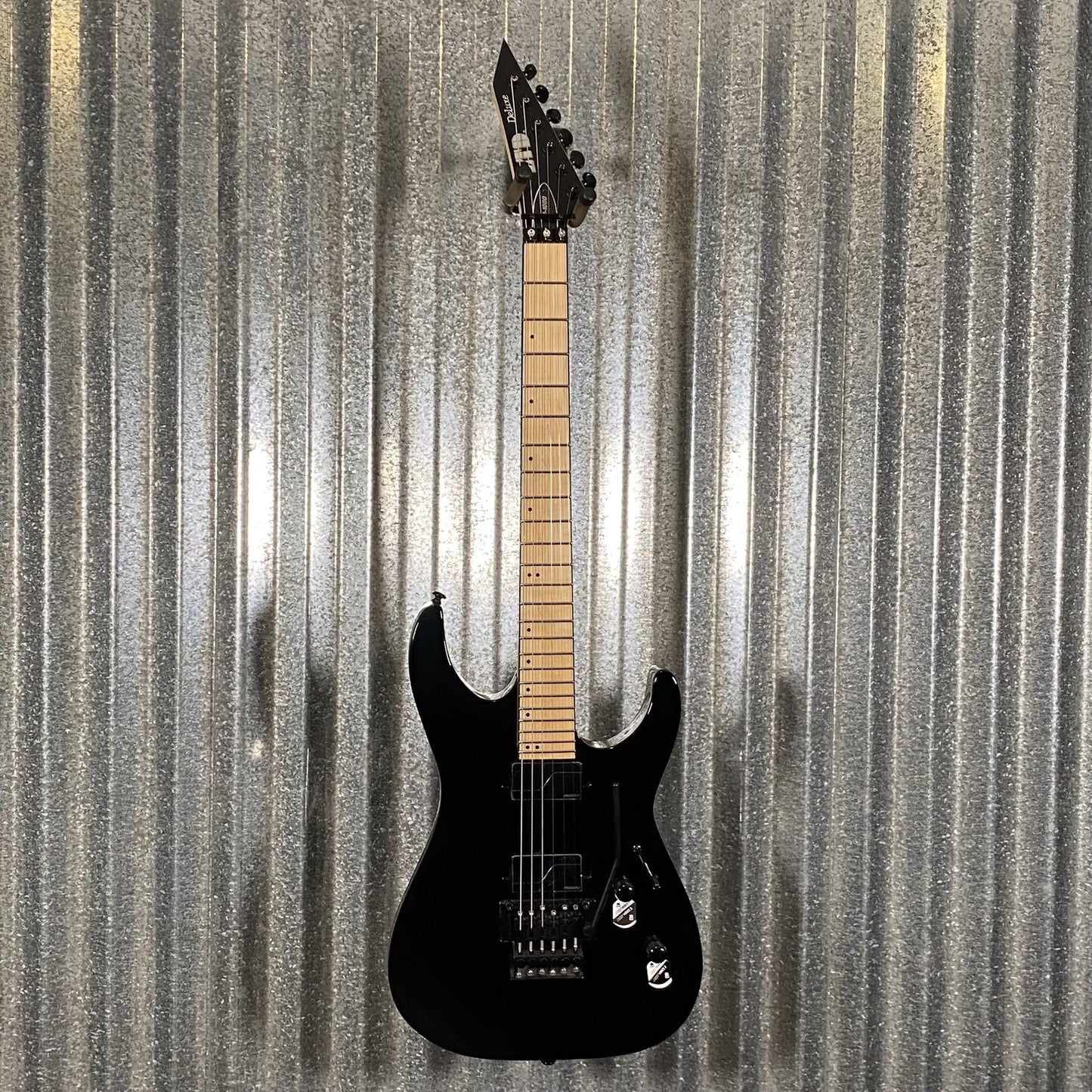 ESP LTD M-1000 Maple Black Guitar & Case #0502 Used