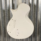 ESP LTD EC Arctic Metal Snow White Satin Guitar & Case #0589 Used