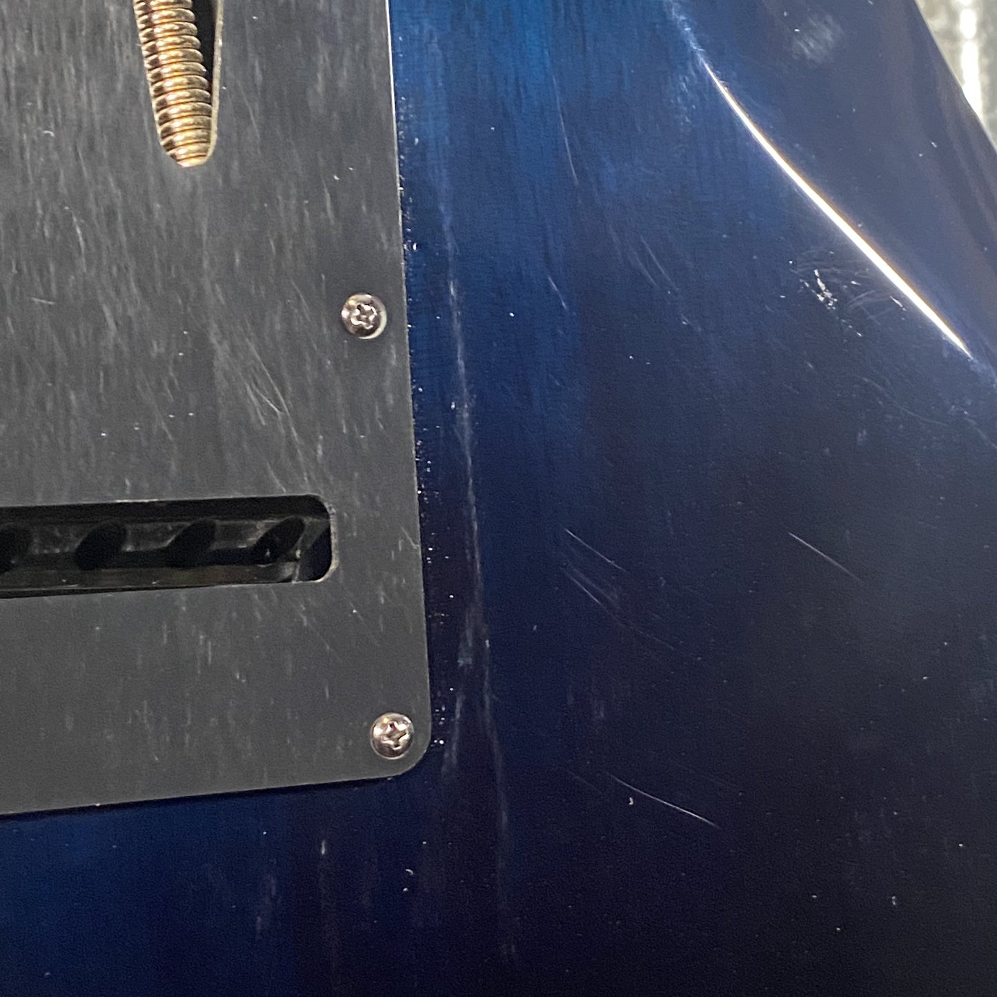 Westcreek Guitars Helyx T Style Dual Humbucker Ocean Vortex Blue Guitar #0034 Used