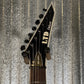 ESP LTD MH-1007 Evertune 7 String Black Guitar MH1007ETBLK #1187 Used