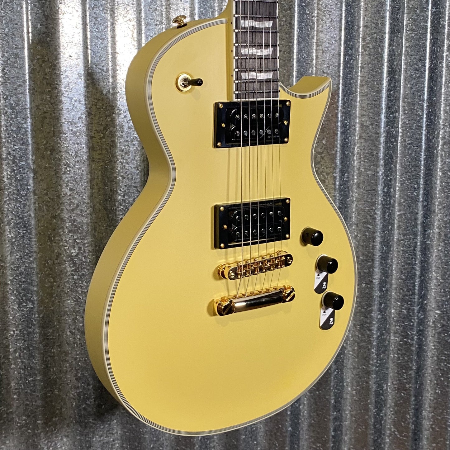 ESP LTD EC-1000TCMT Vintage Gold Satin Guitar #2978 Used
