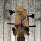 Cort Artisan A4 Ultra Ash Etched Natural Black 4 String Bass & Bag A4ULTRAENB #5020