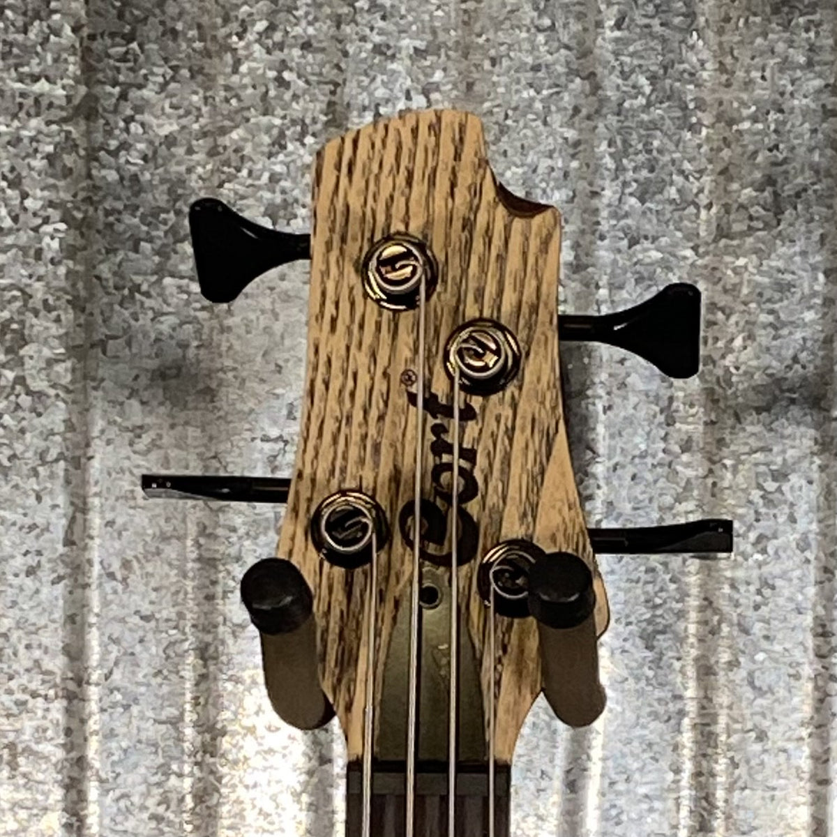 Cort Artisan A4 Ultra Ash Etched Natural Black 4 String Bass & Bag A4ULTRAENB #5020