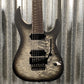 ESP LTD M-1007B 7 String Baritone Quilt Top Charcol Burst Guitar #3137 Used