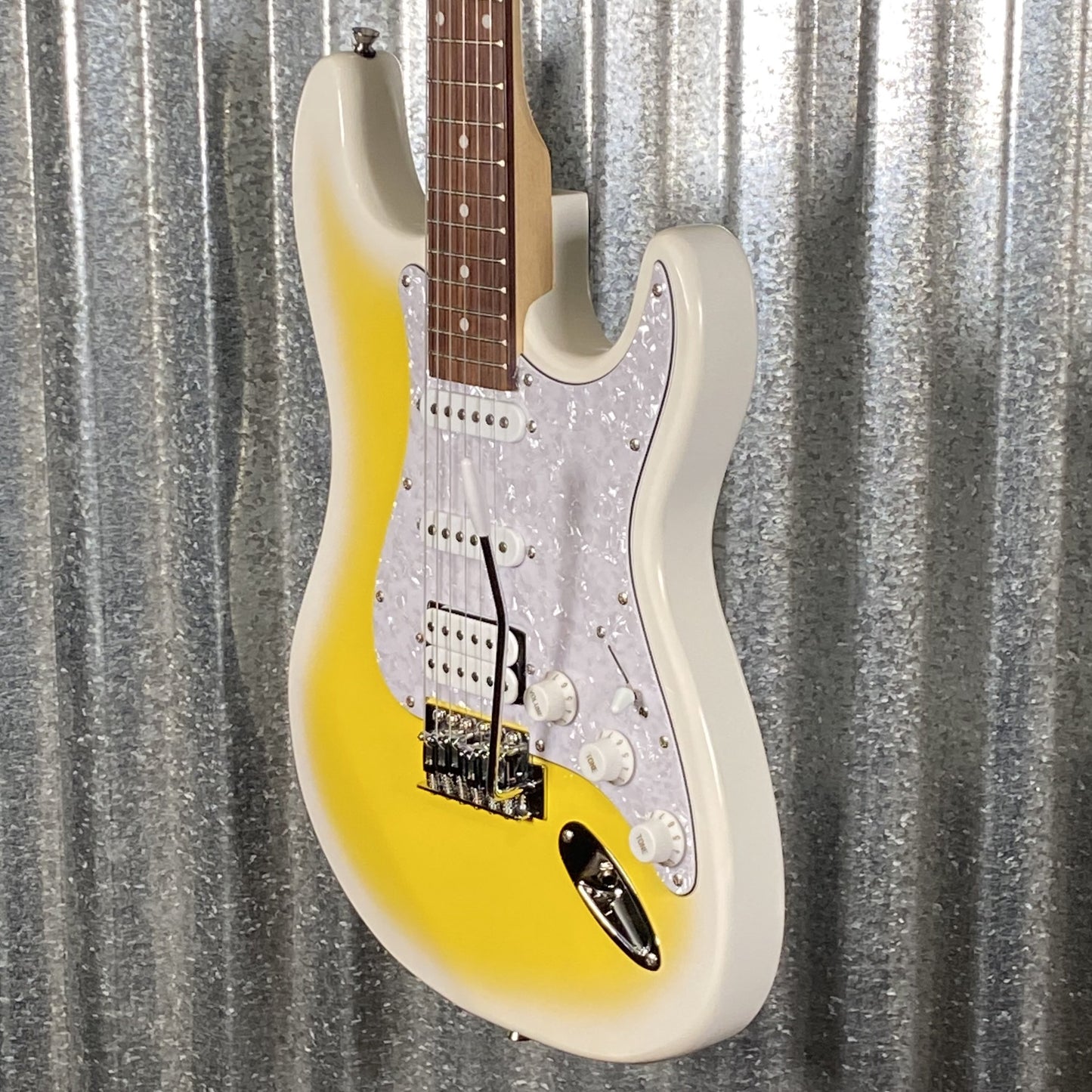 Musily MST-1 Strat Style HSS Guitar Lemonburst  & Bag #021220260001 Used