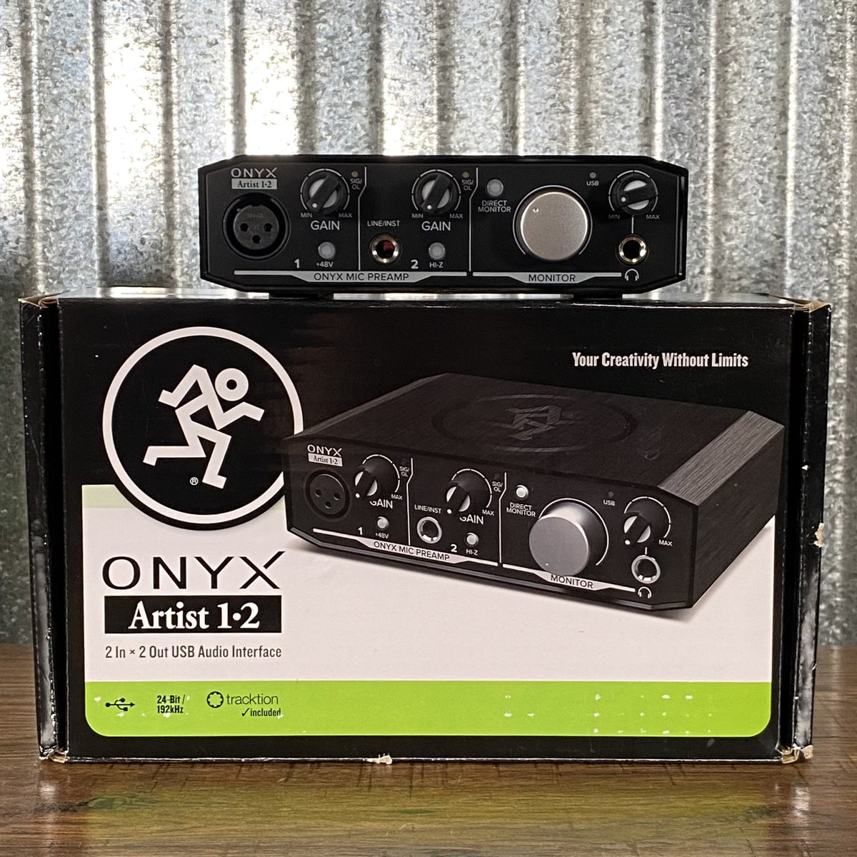 Mackie Onyx Artist 1-2 2x2 USB Audio Interface Used