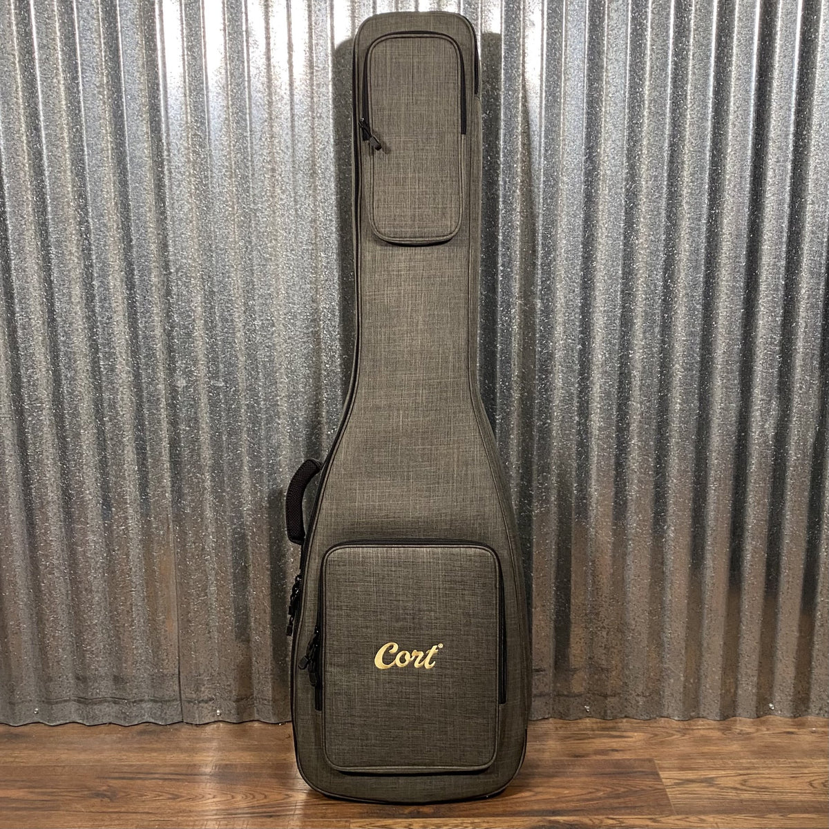 Cort Artisan A4 Ultra Ash Etched Natural Black 4 String Bass & Bag A4ULTRAENB #5020
