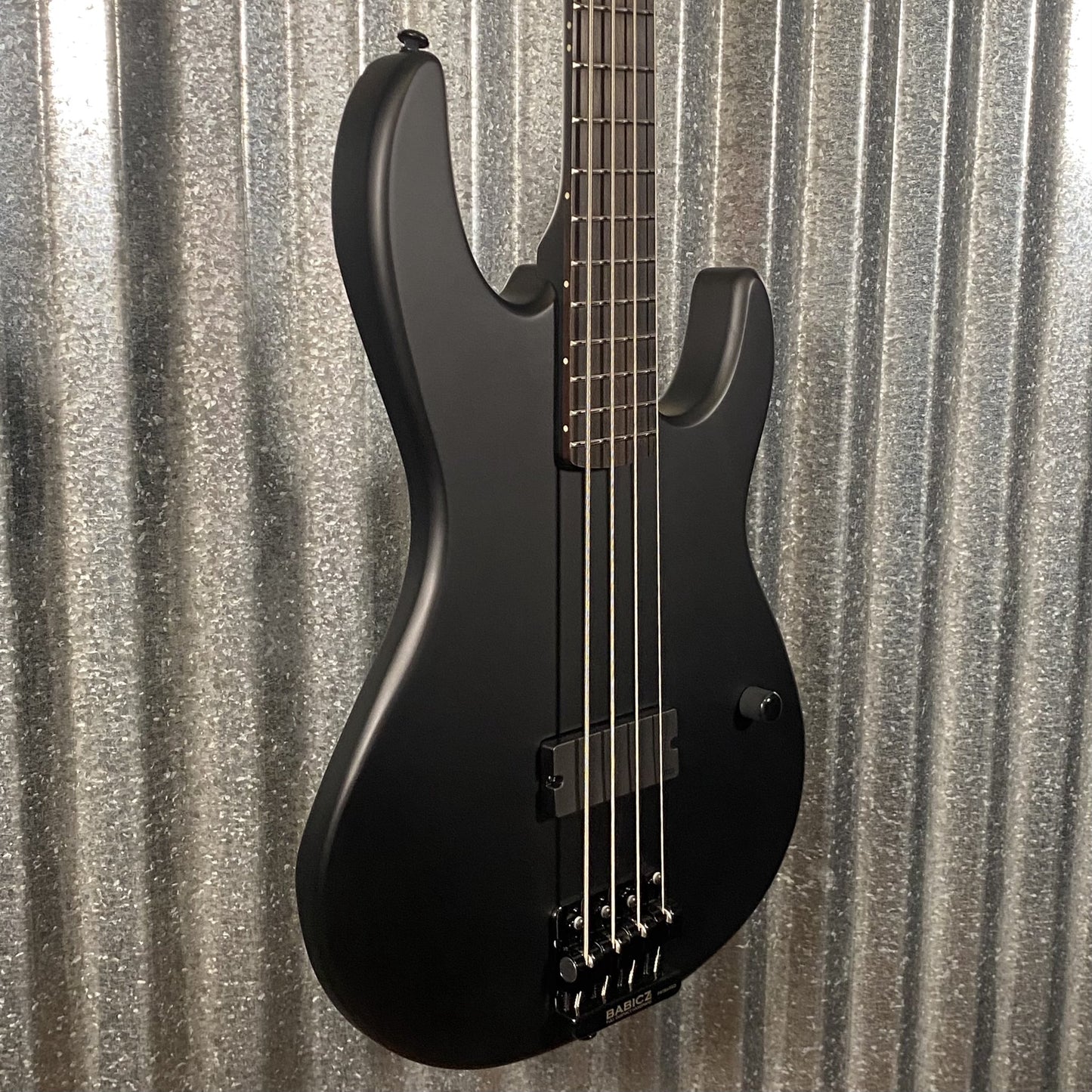 ESP LTD AP-4 Black Metal 4 String Bass AP4BKMBLKS #0591 Used