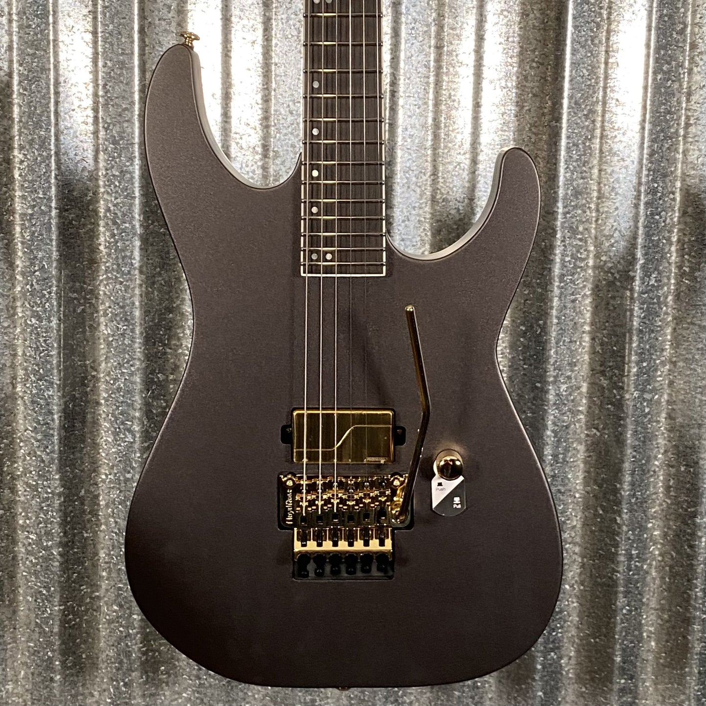 ESP LTD M-1001 Charcoal Metallic Satin Guitar & Case #0464 Used