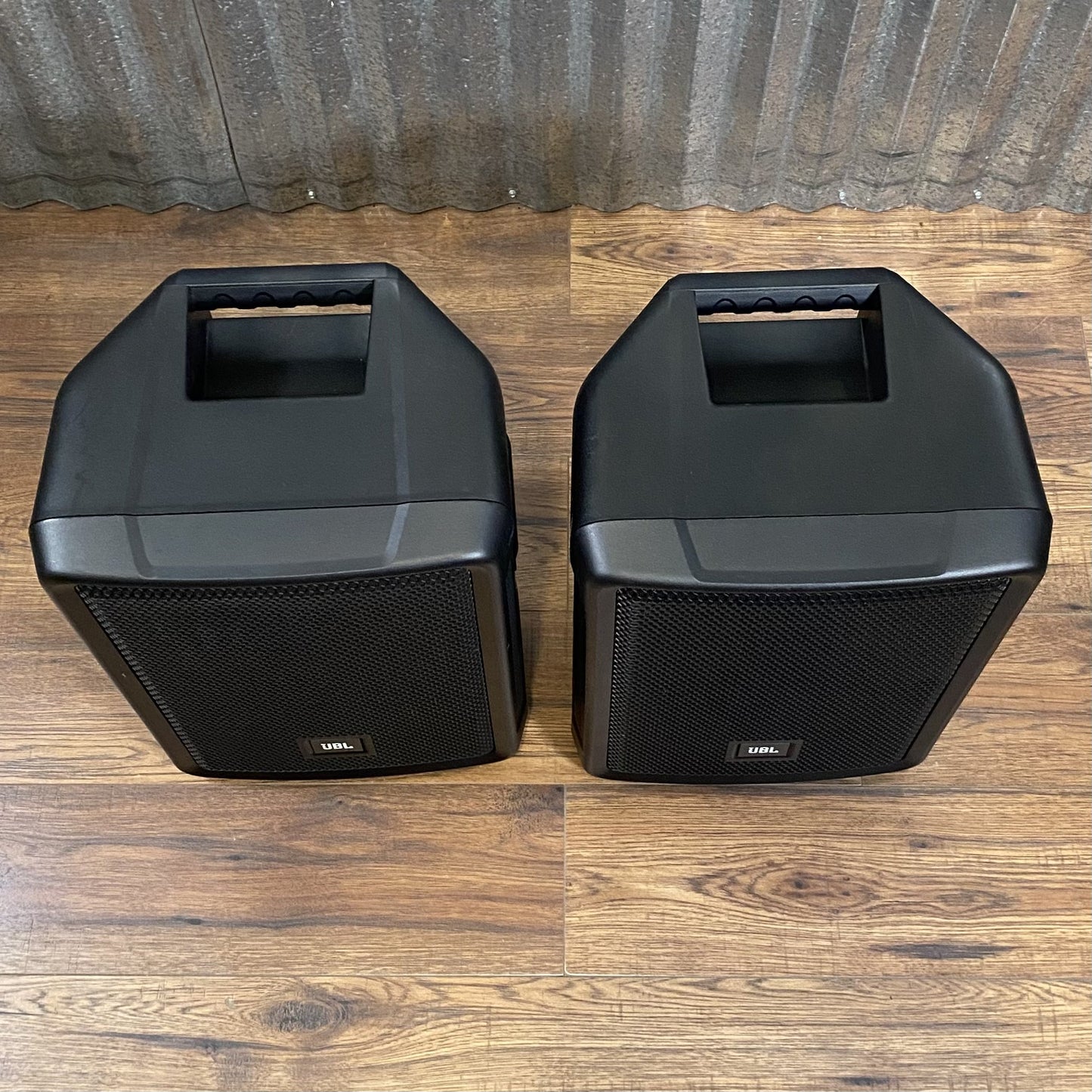 JBL IRX108BT 1x8" 200 Watt. Powered PA Speaker & Cover Pair Used