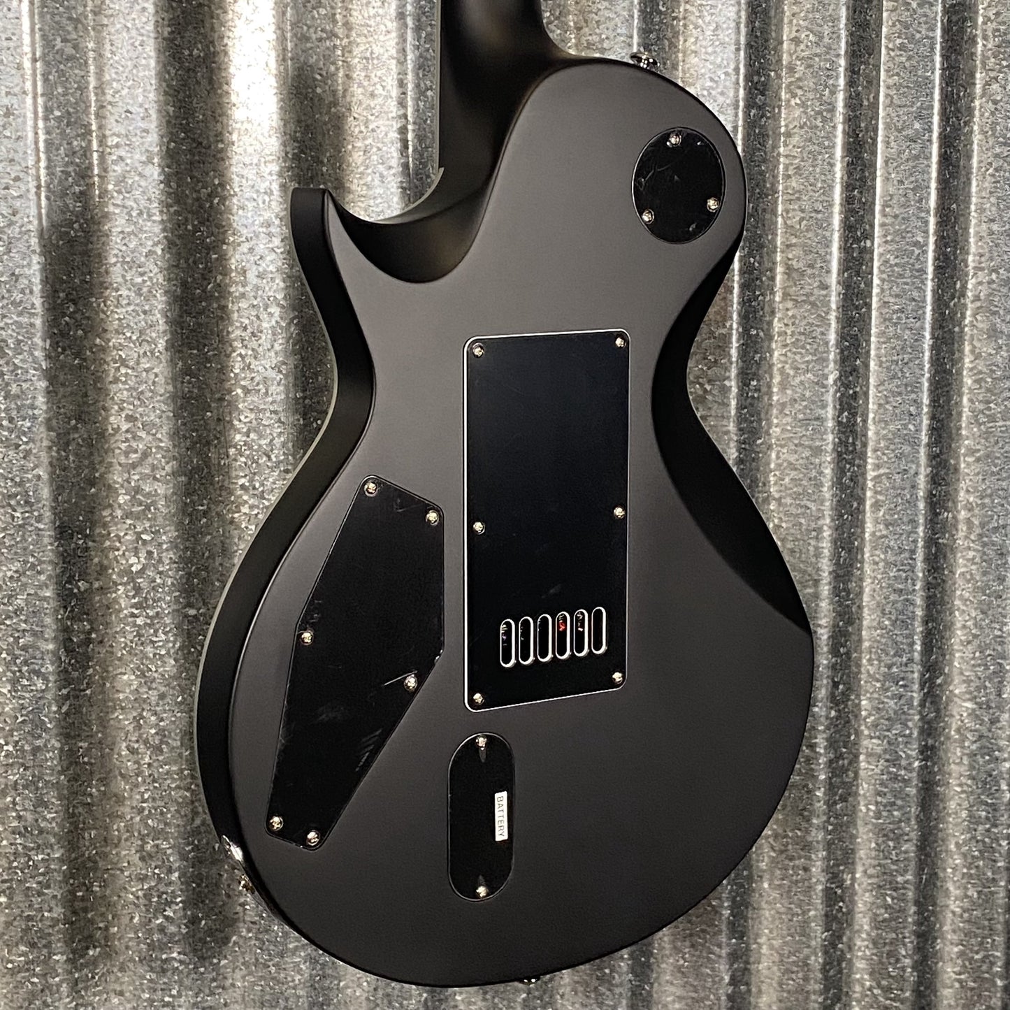 ESP LTD EC-1000 ET Evertune Bold Binding Black Guitar & Case #0054 Used