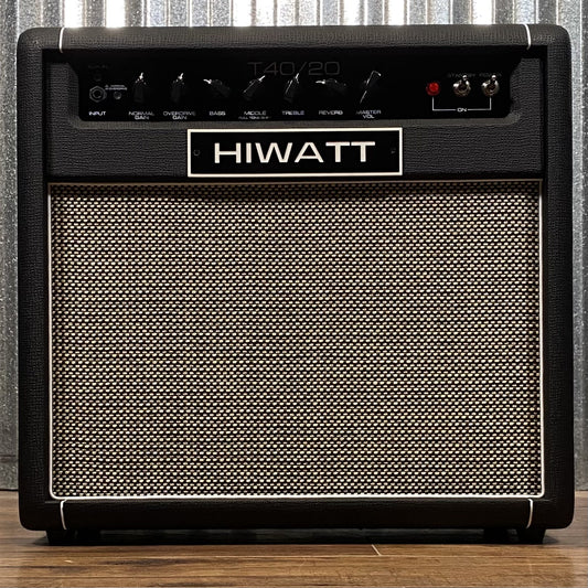 Hiwatt T40/20 40/20 Watt 2 Channel 1x12" Reverb Guitar Amplifier Combo