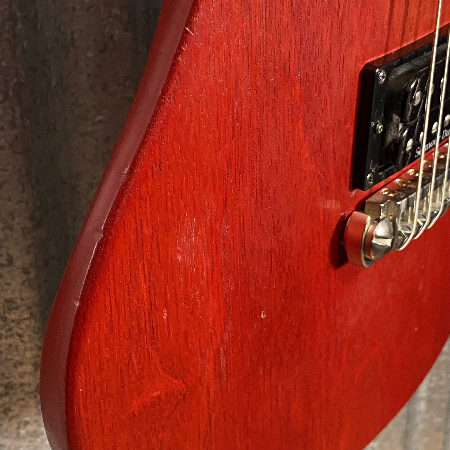 Brian Moore USA Custom Shop Satin Red Mahogany Seymore Duncan Guitar & Case #62074 Used