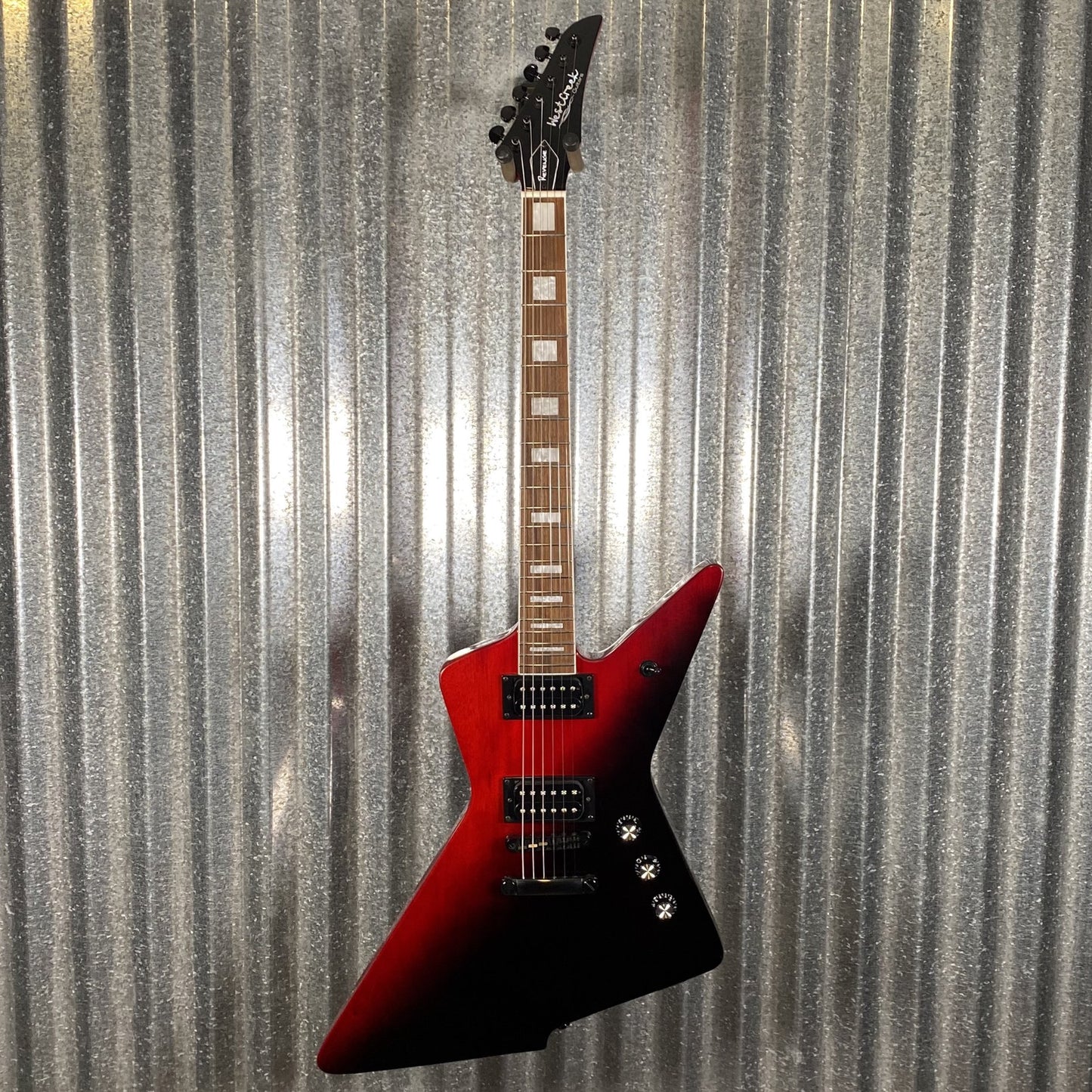 Westcreek Guitars Revenge Explorer Style Gradient Red #0021 Used