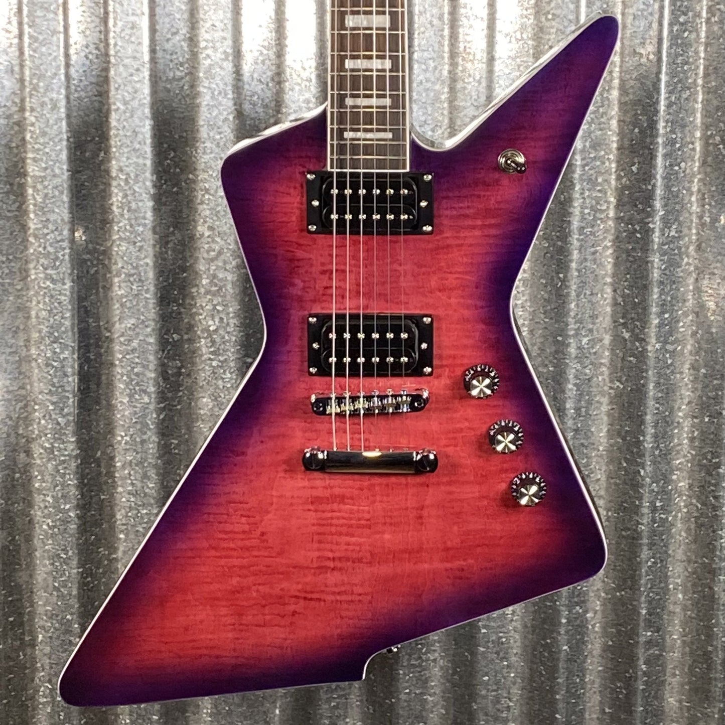 Westcreek Guitars Revenge Explorer Style Transparent Purple #0078 Used