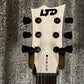 ESP LTD EC Arctic Metal Snow White Satin Guitar ECARMSWS #0073 Used