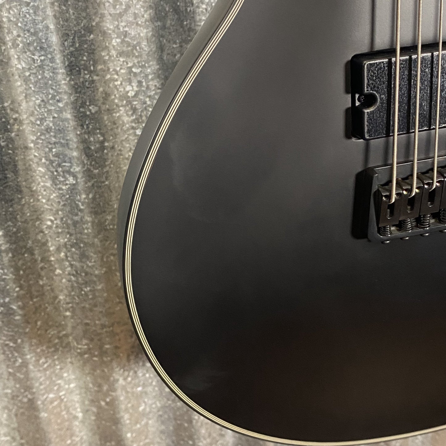 ESP LTD EC-258 8 String Black Satin Guitar EC258BLKS #1577  Used