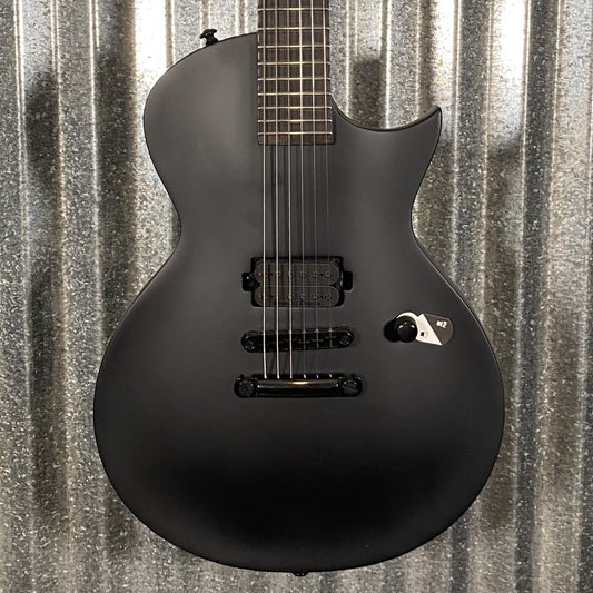 ESP LTD EC Black Metal Eclipse Seymour Duncan Black Satin Guitar & Case #0418 Used
