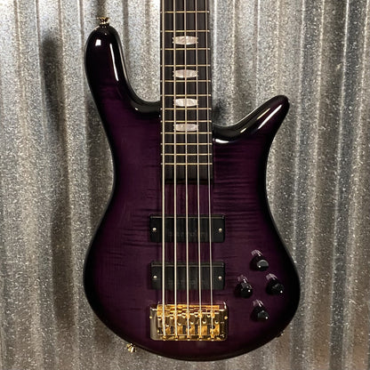 Spector Euro5 LT Violet Fade Gloss 5 String Bass & Bag #0562 Used